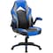 Lorell High-Back Gaming Chair, Blue/Black/Gray LLR84395 - alternate 1